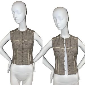 Dior galliano vintage 2001 vest